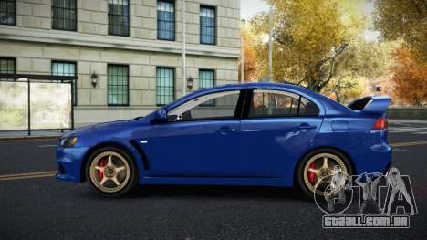 Mitsubishi Lancer Evolution X Ziwasef para GTA 4