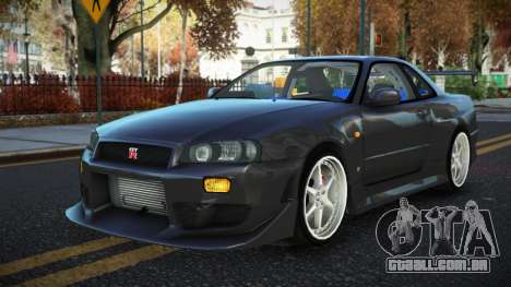 Nissan Skyline R34 Nepufifu para GTA 4