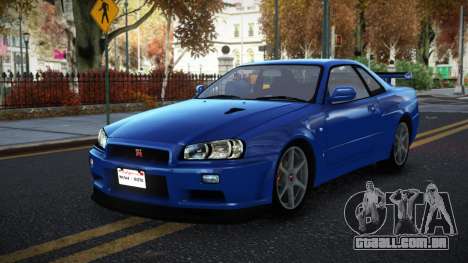 Nissan Skyline R34 Medjur para GTA 4