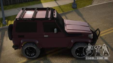 Toyota Land Cruiser Manirian para GTA San Andreas