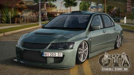 Mitsubishi Lancer Evolution VIII Yahfer para GTA San Andreas