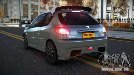 Peugeot 206 Oliy para GTA 4