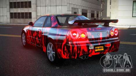 Nissan Skyline R34 Richtiny S9 para GTA 4