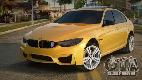 BMW M3 F30 Luziege para GTA San Andreas