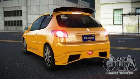 Peugeot 206 Bizjuv para GTA 4