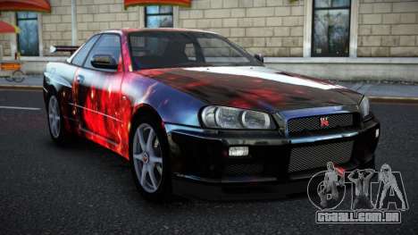 Nissan Skyline R34 Richtiny S10 para GTA 4
