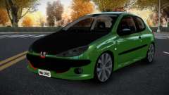 Peugeot 206 Puckuv para GTA 4
