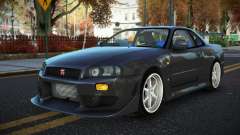 Nissan Skyline R34 Nepufifu para GTA 4