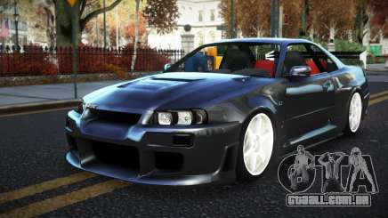 Nissan Skyline R34 Zemzuqo para GTA 4