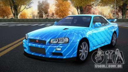 Nissan Skyline R34 Richtiny S7 para GTA 4