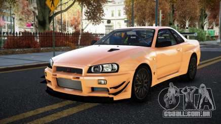 Nissan Skyline R34 Fezamu para GTA 4