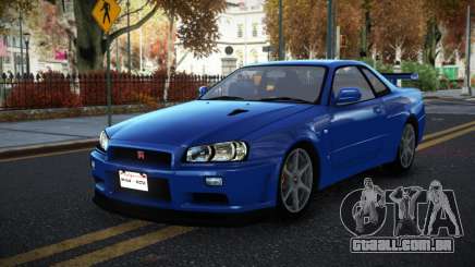 Nissan Skyline R34 Medjur para GTA 4