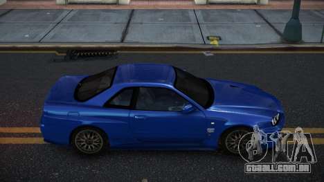 Nissan Skyline R34 Uzat para GTA 4