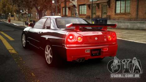 Nissan Skyline R34 Sahunlia S4 para GTA 4