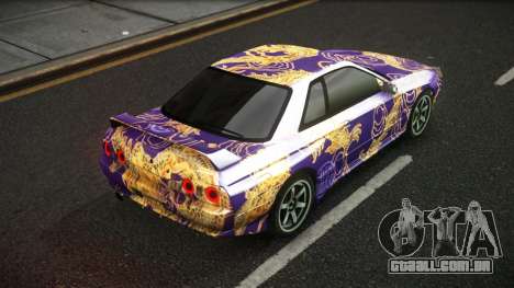 Nissan Skyline R32 Vierolas S4 para GTA 4