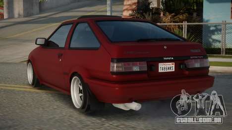Toyota AE86 Isjelia para GTA San Andreas
