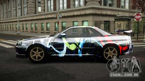 Nissan Skyline R34 Zoelly S9 para GTA 4