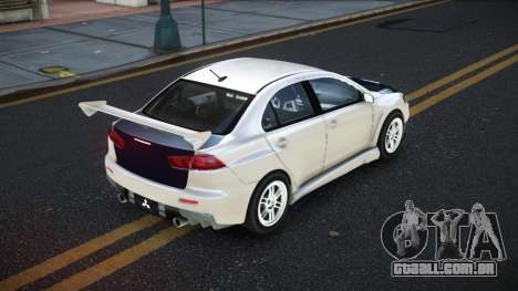 Mitsubishi Lancer Evolution X Atez para GTA 4