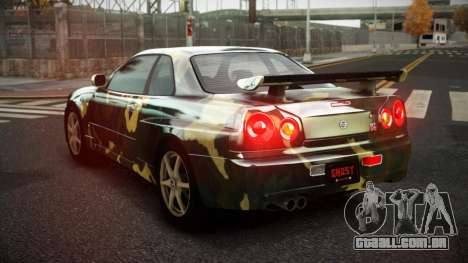 Nissan Skyline R34 Zoelly S2 para GTA 4