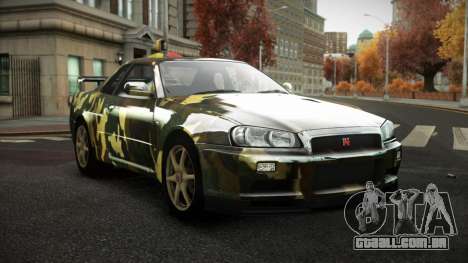 Nissan Skyline R34 Zoelly S2 para GTA 4