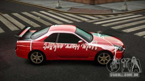 Nissan Skyline R34 Zoelly S11 para GTA 4