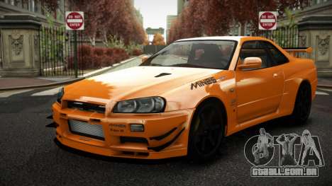 Nissan Skyline R34 Naluxoqof para GTA 4