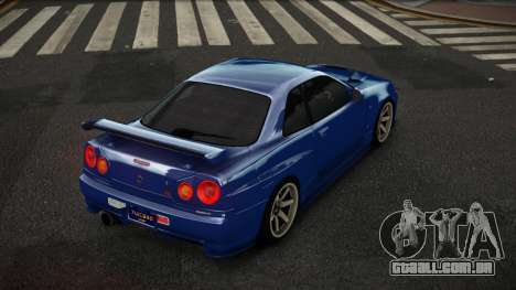 Nissan Skyline R34 Gauyi para GTA 4