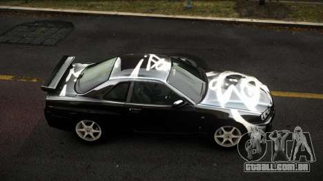 Nissan Skyline R34 Sahunlia S13 para GTA 4