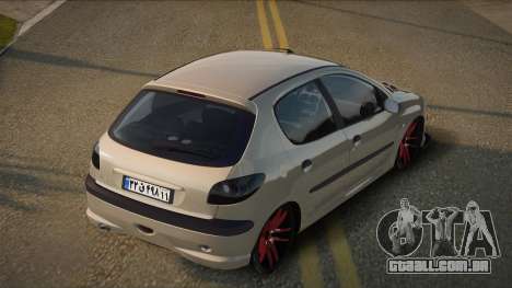 Peugeot 206 Lyjais para GTA San Andreas