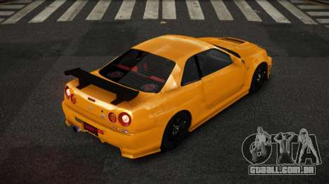 Nissan Skyline R34 Kibkitab para GTA 4