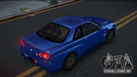 Nissan Skyline R34 Uzat para GTA 4