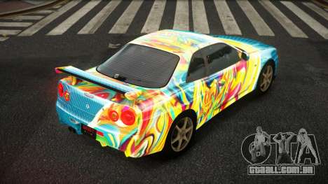 Nissan Skyline R34 Zoelly S6 para GTA 4