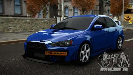 Mitsubishi Lancer Evolution X Miasa para GTA 4