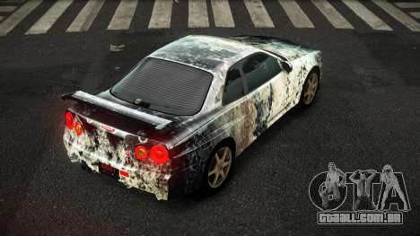 Nissan Skyline R34 Zoelly S1 para GTA 4