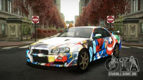 Nissan Skyline R34 Zoelly S12 para GTA 4