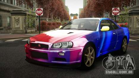 Nissan Skyline R34 Zoelly S4 para GTA 4