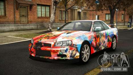 Nissan Skyline R34 Sahunlia S7 para GTA 4