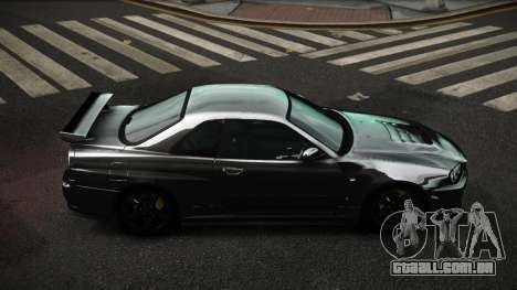 Nissan Skyline R34 Deskesopu para GTA 4