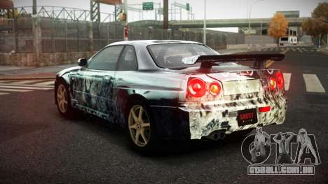 Nissan Skyline R34 Zoelly S1 para GTA 4