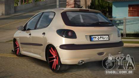 Peugeot 206 Lyjais para GTA San Andreas