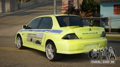 Mitsubishi Lancer Evolution VII Erley para GTA San Andreas