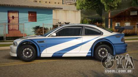 BMW M3 GTR Miceney para GTA San Andreas