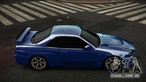 Nissan Skyline R34 Gauyi para GTA 4
