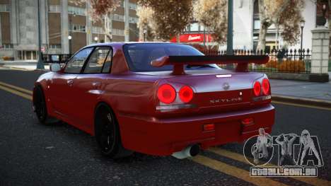 Nissan Skyline R34 Pajlisupi para GTA 4