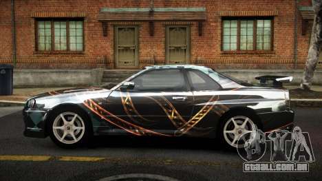 Nissan Skyline R34 Sahunlia S2 para GTA 4