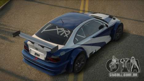 BMW M3 GTR Miceney para GTA San Andreas