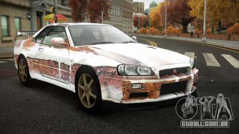 Nissan Skyline R34 Zoelly S14 para GTA 4