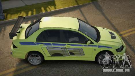 Mitsubishi Lancer Evolution VII Erley para GTA San Andreas