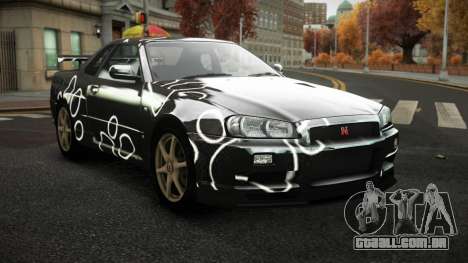 Nissan Skyline R34 Zoelly S5 para GTA 4