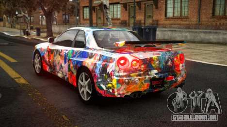 Nissan Skyline R34 Sahunlia S7 para GTA 4